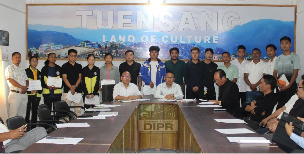 Tuensang District Planning & Development Board held its monthly meeting at DC’s Conference Hall, Tuensang on May 14. (DIPR Photo)